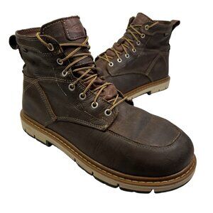 KEEN Utility San Jose Men Boots 6"  Sz 10 M Aluminum Toe Waterproof Work Brown